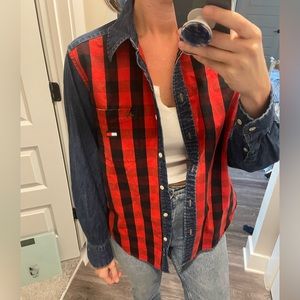 Vintage jean shirt